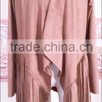 Woman Fashion Irregular Fringed Cardigan Jacket photo-4
