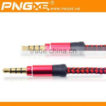 New 3.5mm Male Plug To Plug 1M Mini USB To Aux Cable For Phone MP3/4 Car