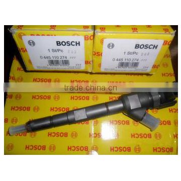 Orginal and genuine BOSCH Common rail injector 0445110274 0445110275, HYUNDAI fuel injector 33800-4A500 FROM BEACON MACHINE