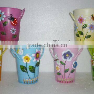 Christmas Metal Flower Pots