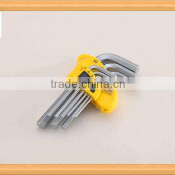 9Pcs short/medium/extra long hex key wrench set