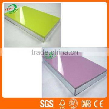 Multiple-use Slotted Vinyl Wrapped UV Finish MDF Board