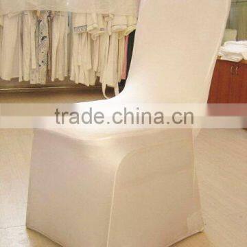 Polyester nylon lycra spandex wedding banquet chair cover square top