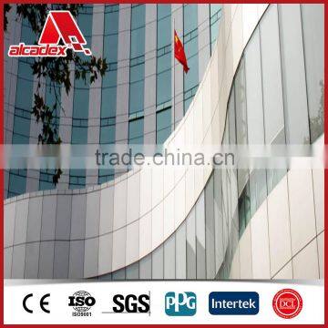 office building 4mm thickness aluminium composite cladding panel