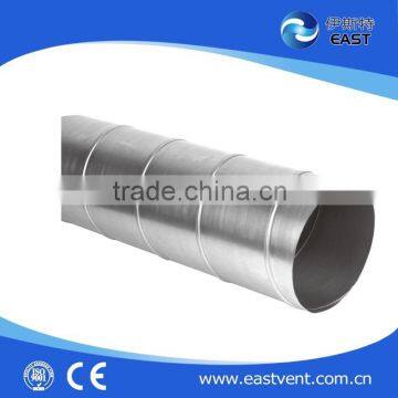 galvanized or stainless steel spiral duct