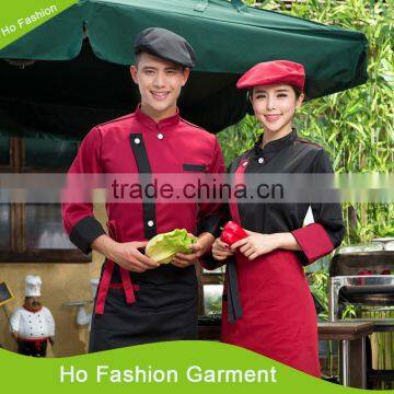 customized with good quality double breasted japanese style chef uniform