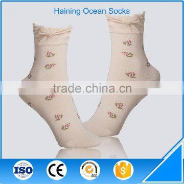 Custom tube socks lace top cool mid calf socks