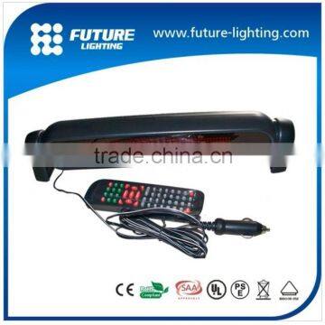 2016 the most hot-selling 11 messages programmed scrolling messages speed and intensity adjustable led car display board