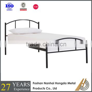 metal low single bed frame