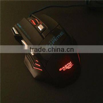 CE Rohs Standard Wired 7D Adjustable High DPI Gaming Mouse