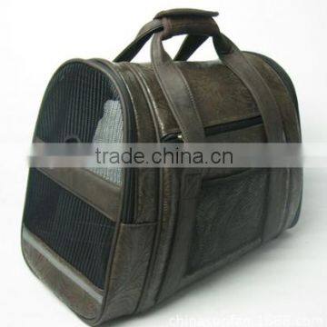 China manufacturer wholesale PU Travel Dog pet carrier