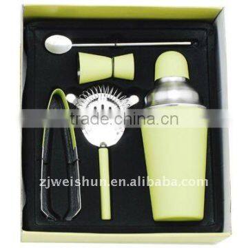 5pieces colorful bar tool set/wine set