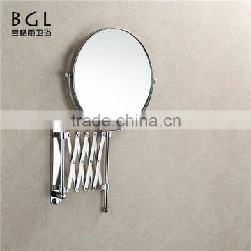 bathroom accessories mirror wall mount brass design chrome planting wall mirror