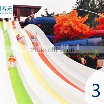 Large Colorful Fiberglass Water Slides Water Park Riders for Water Park Equipment