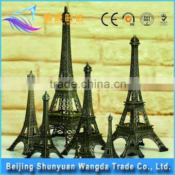 Verious Size Zinc Alloy Metal Craft Paris Eiffel Tower for Souvenir