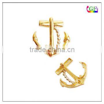 Nautical Anchor lapel pin In gold plated