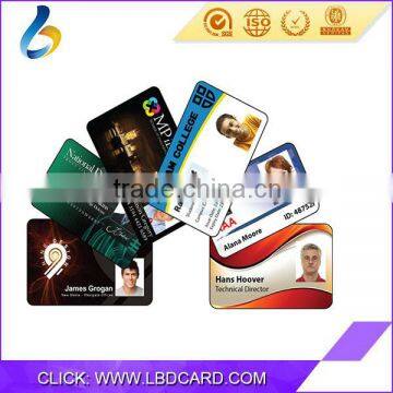 LBD RFID ID TK4100 EM 4305 Chip PVC Identity Card With Photo