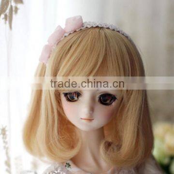 Top-selling Shoulder-length Brown Wavy Bjd/blythe Doll Wig photo-3