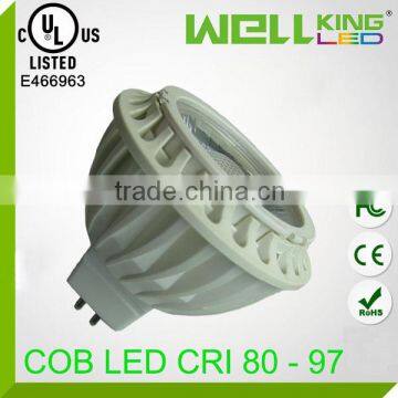 UL FCC CE RoHS Listed 3w 4w 5w 6w GU5.3 COB 12v Led Mr16 7w Warm photo-5