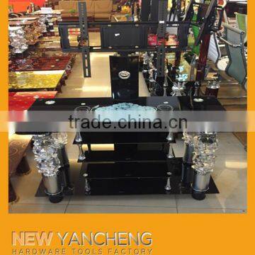 high quality metal legs for glass tv stand/furniture tv stand