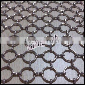 China Manufacturers Metal Chains for Decoration Aluminum chain curtains Stainless steel ring metal mesh Low Price Hot Sale