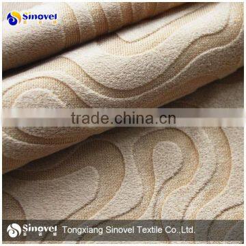 Burnout Velboa Fabric With TC For Home Textile