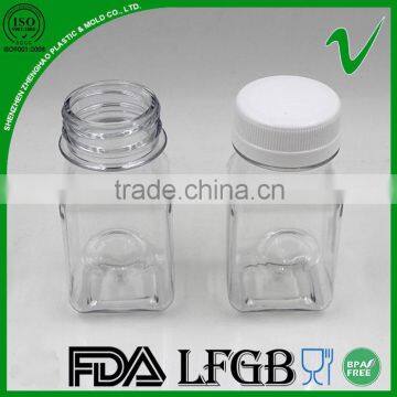 PET Square Empty Juice Packaging Wholesale 100ml PET Bottle With Food Grade photo-2