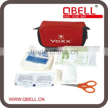 [QBELL]Hot sale emergency medical First Aid Kit/Bag for travel/outdoor/family/car/hotel/school