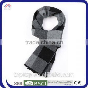 Winter Checked Scarves For Men photo-5
