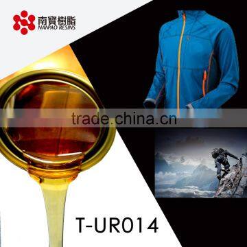 NANPAO Light Yellow Transparent Roller coating PUR Adhesive For Textile application