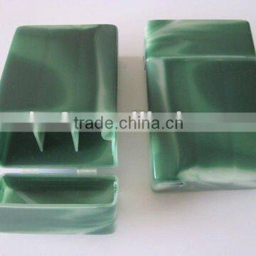 Plastic Cigarette Case With Double Color.