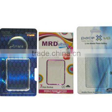 Blister design packaging boxes/mobile battery packaging boxes