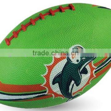 natural rubber cover mini size American football for promotion