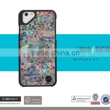 2016 New Products 100% Natural Seashell PC Frame Cell Phone Case for Iphone 6s, Hard Case for Iphone 6s Plus Phone Case photo-5