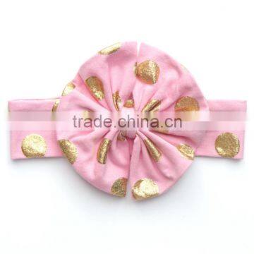 Kapu Art & Craft Firm Wholesale Top Big Bow Headband Boutique Elastic Leopard Hairband for Baby Girls photo-5