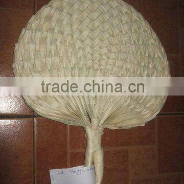 straw hand fan