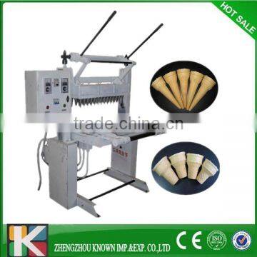 ice cream cone filling ice cream cone waffle making ice cream cone maker machine