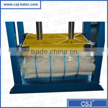 CE Qualified Vertical JP-20T cotton-padded textile Hydraulic Baler