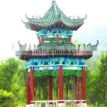 Roofing materials for garden pavilion gazebo