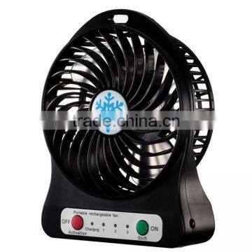 Factory Wholsales Rechargeable Mini USB Fan With Battery photo-2