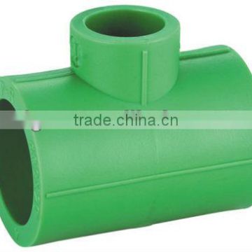 ppr reducing tee green ppr tube fittings high quality ppr fittings