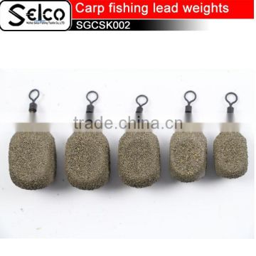 China wholesale Coated Pear Carp Lead fishing weights