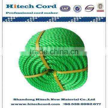 3 Strands Twisted Polypropylene Rope