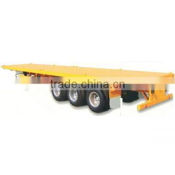 China Supplier Tri-axle 40ft Semi Flatbed Trailers