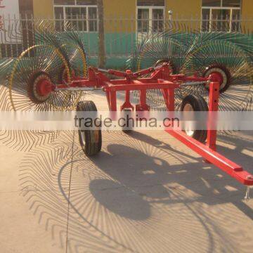 Tractor 3 Point Linkage Straw Alfafa Collecting Machine Mini Hay Rake photo-3