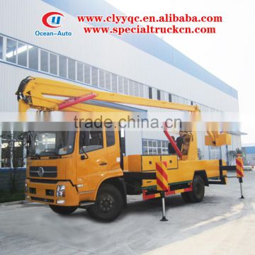 Dongfeng Kingrun 20-22m hydraulic aerial bucket truck high lift bucket truck on sale