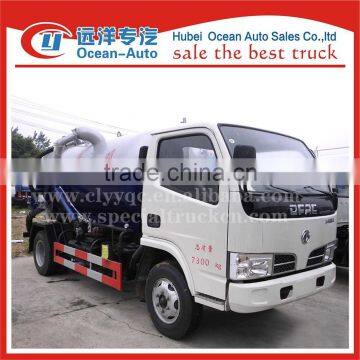 4000L Dongfengduolika Light Duty Sanitary Sewage Tanker Truck photo-5