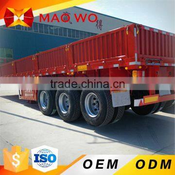 China Manufacturer 3 Axles Cargo Carrier Side Wall Semi Trailer Cheap Price for Sale photo-5