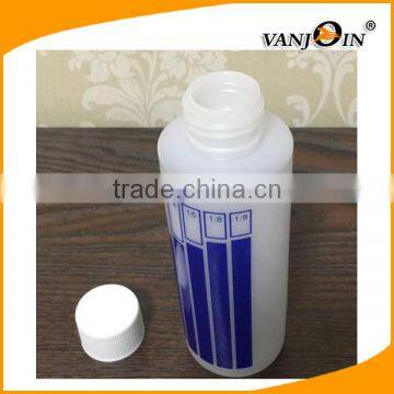 Empty 120ml (4oz) PE plastic diluent bottle with custom printing