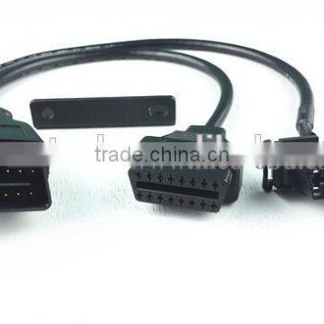 OBD2 Y Cable Adapter for Network Cable/Optical Audio Cable Rca Adapter In OBDII photo-3